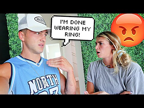Telling My Wife I Don't Want To Wear My Wedding Ring Anymore..