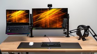 Ultimate Laptop Gaming & Streaming Desk Setup Tour!