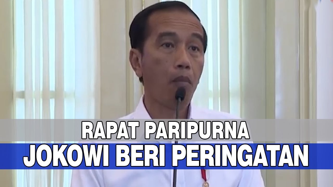 Peringatan Jokowi untuk Menteri Kabinet soal Anjloknya Neraca Perdagangan