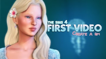 my first video 🎐 // the sims 4 create a sim