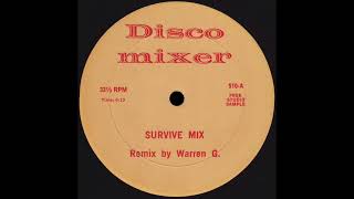 SURVIVE MIX * Warren G. * No Label 510