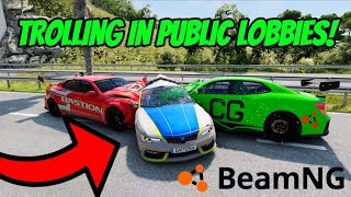 We Trolled People In PUBLIC BeamMP Lobbies...