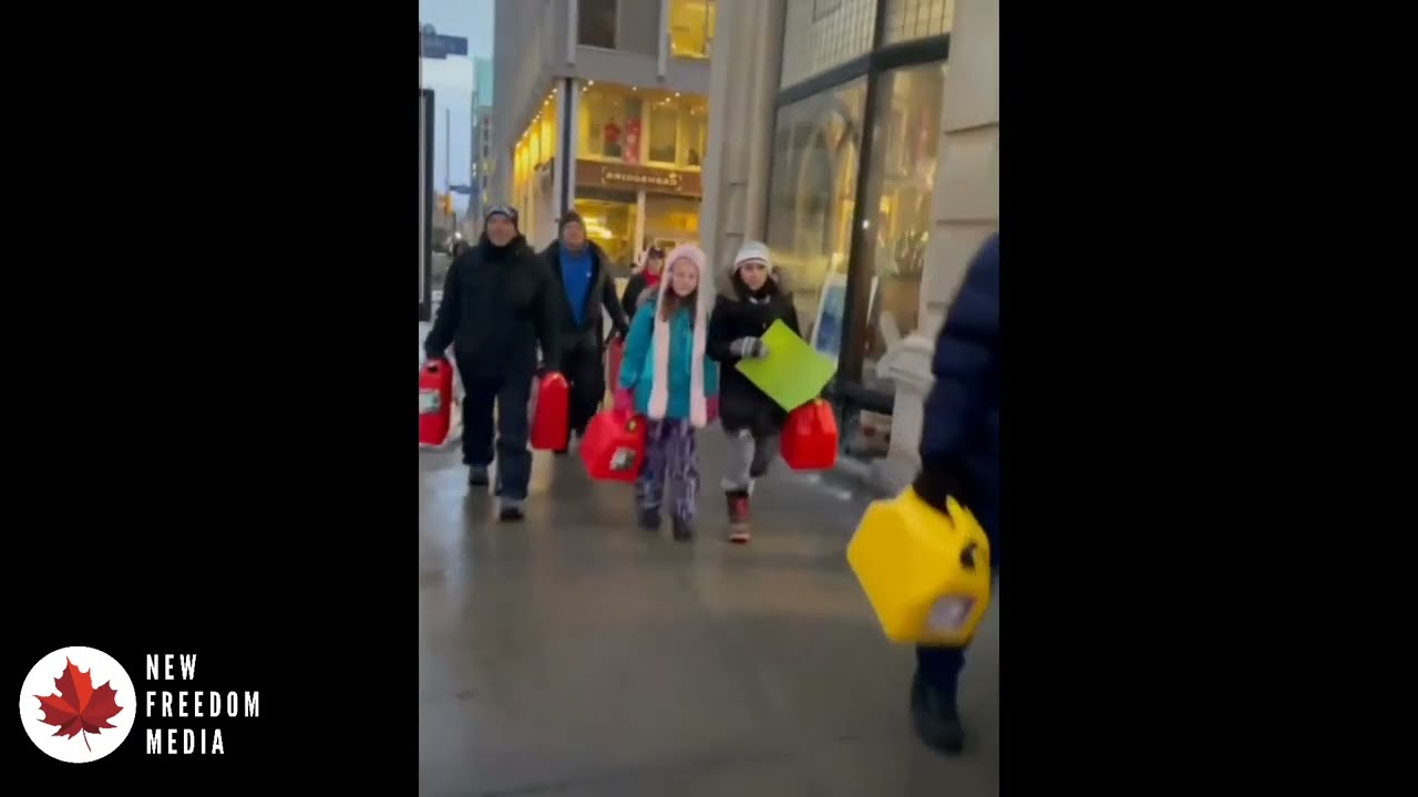 The Day After They Banned Gas Can In Ottawa. freedomconvoy2022 ottawa