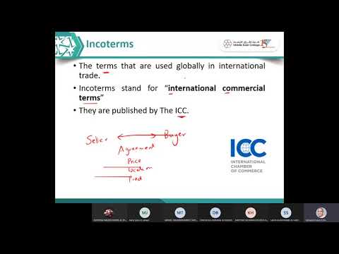 International Commercial Terms, incoterms 2020