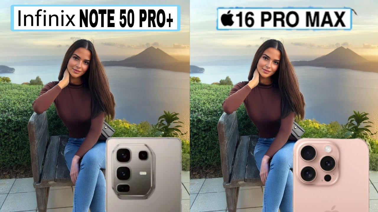 Infinix Note 50 Pro Plus Vs iPhone 16 Pro Max Camera Test Comparison
