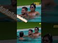 Eita, que bateu frio! 🥶 👀 Marciele abraça Jonas na piscina pra aquecer o brother | BBB 26 | #Shorts