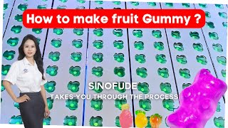 Multi-function SINOFUDE gummy candy depositor Starch mold gummy production line soft candy equipment screenshot 5