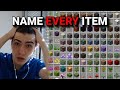 NAME EVERY ITEM - DAY 7 - INGREDIENTS (FINAL BOSS)