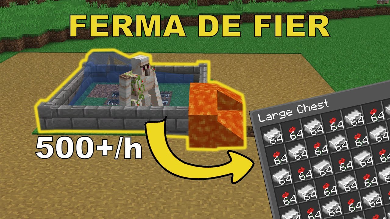 FERMA DE FIER 1.21+ (Tutorial Minecraft) - YouTube