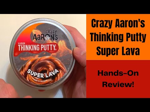 Crazy Aaron's Thinking Putty Super Lava - Illusion Putty, Shifts Colors!
