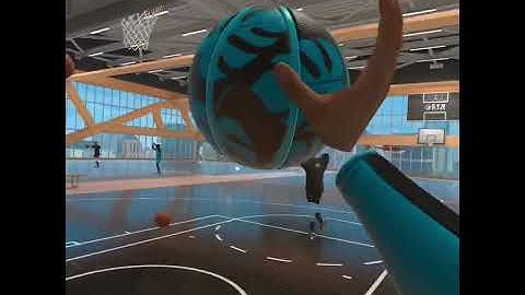 1v1 with one of my friends (Gym class vr)