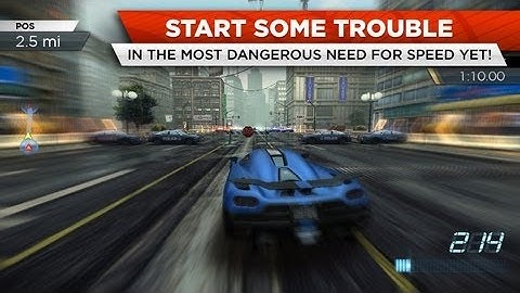 Need for Speed Most Wanted iPhone iPod Touch iPad Gameplay Review