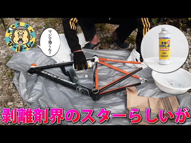 アルミフレームの塗装剥離でどのくらい軽量化する？ ホルツのペイント 