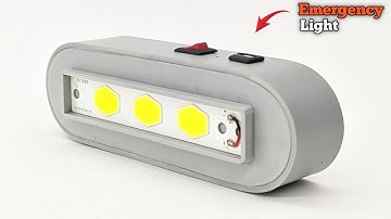How To Make Rechargeable Emergency Light At Home