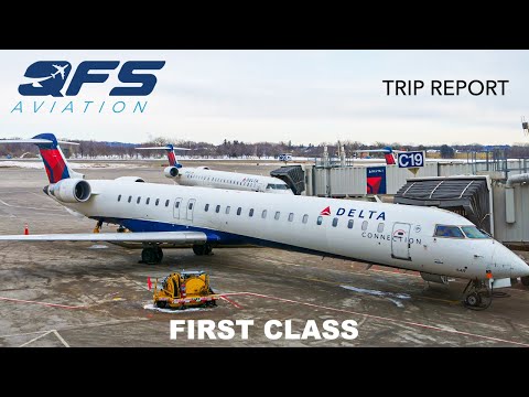 TRIP REPORT | Delta Connection - CRJ 900 - Minneapolis (MSP) to Winnipeg (YWG) | First Class