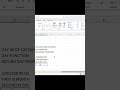 Day 46 Of 120 Days Excel | Day Function | #excelchallenge
