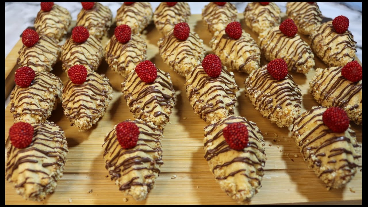 حلويات العيد 2025/تقطع كمية كبيرة وماتشدش الوقت بعجينة مقرمشة وحشو مقرمش يقعد معاكم اطول مدة ممكنة