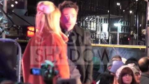 Robert Downey Jr at the premiere of "Sherlock Holmes: a game of shadows" in London