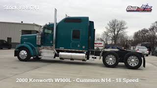 2000 Kenworth 849741  SOLD