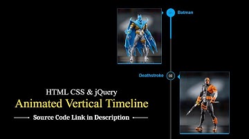 Create Responsive Vertical Timeline Design Using HTML CSS and jQuery