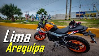 Viaje en moto desde Lima hasta Arequipa | Paracas | Día 1 ?️?
