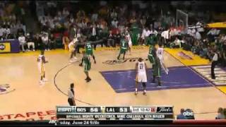 Lakers running triangle offense in NBA Finals 2010