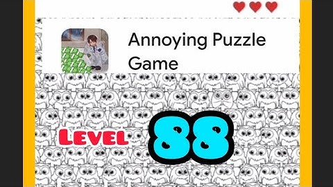 #Annoying puzzle game level 88 find 20 different owls #gameplay #walkthrough #video