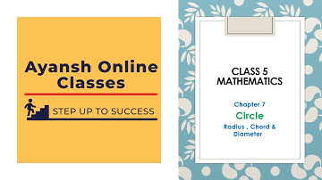 Class 5 | Maths | Circle | Introduction | SSC State Board