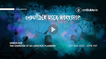 cmBuilder User Workshop October 2023 - Excavation, Resources, Performance Settings, Demolition