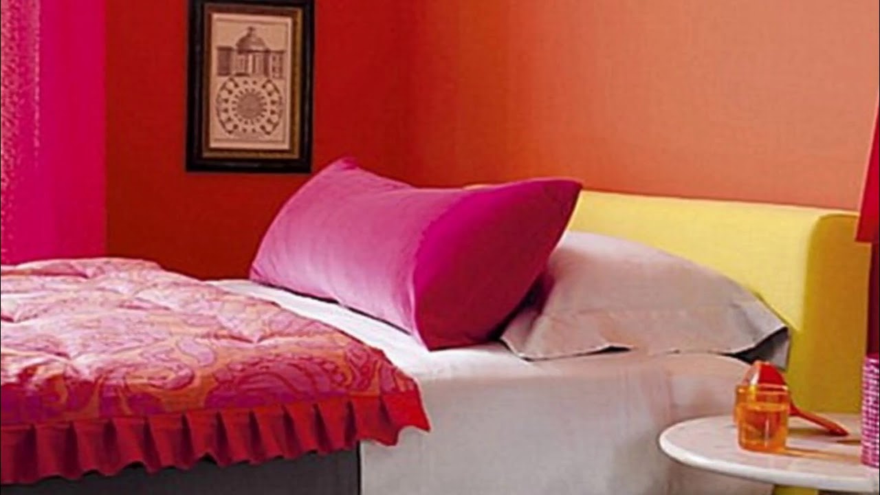 Two Colour Combination For Bedroom Walls Asian Paints