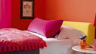 Two Colour Combination for Bedroom Walls Asian Paints YouTube