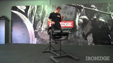 The Iron Edge Glute Hamstring Developer