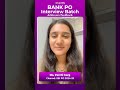 Guidely Mock Interview Feedback by Successful Aspirant Ms Parchi Garg - SBI PO #ibpspo #guidely