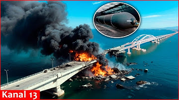 Strike on Crimean bridge with 5-ton explosives: Attack with TOLOKA underwater drone from 2,000 km