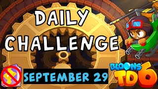 Bloons TD 6 Daily Challenge | Machines Only | No MK No Powers | September 29 2023