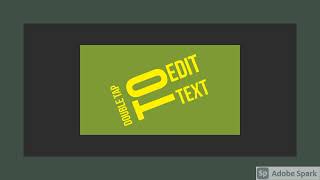 Double tap to edit text