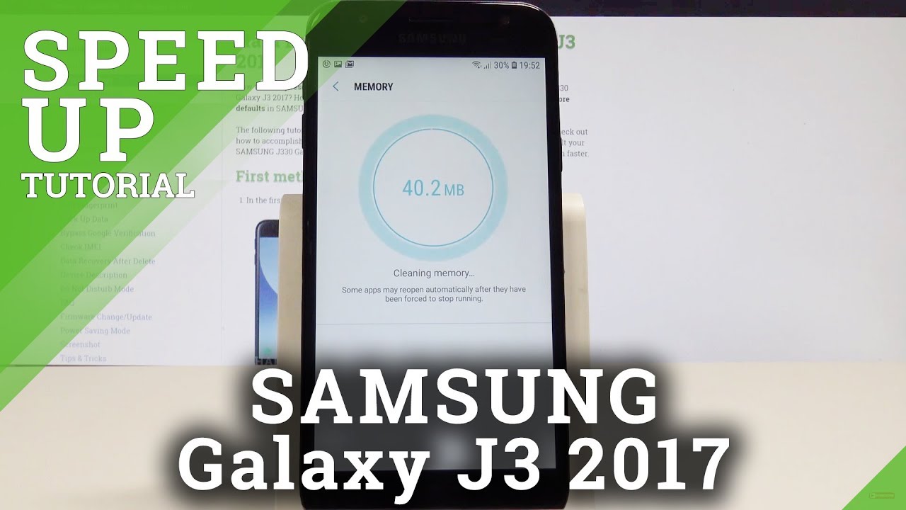 How To Boost Samsung Galaxy J3 2017 - Clean Up / Speed Up / Optimization Tutorial