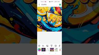 membuat graffiti di aplikasi android #graffiti #art #tutorial