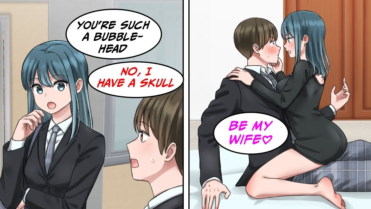 [Manga Dub] My bubble-head childhood friend starts undressing in my room...!? [RomCom]