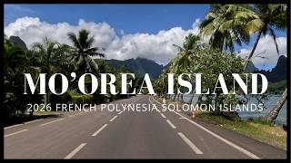 Driving Moorea French Polynesia 4K