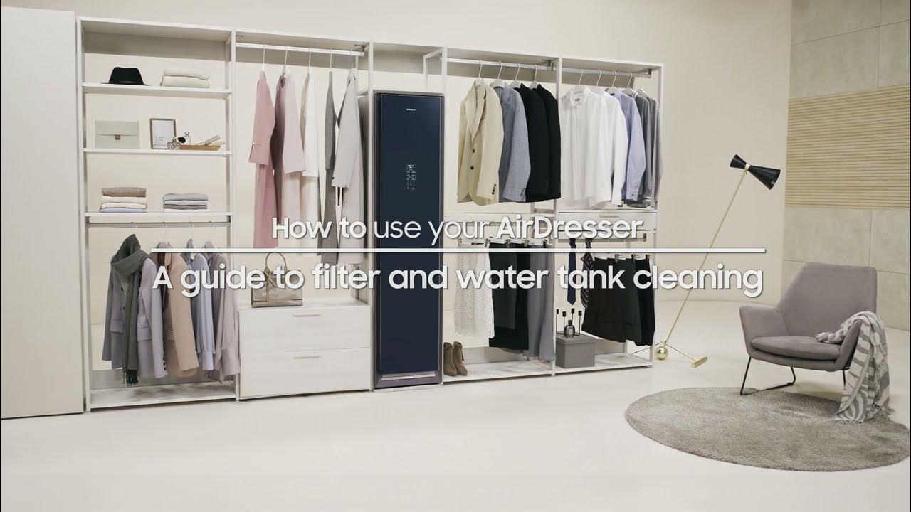 AirDresser How to Clean Filter and Water Tank Samsung Singapore