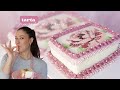 De hilo a Buttercream: creando una TARTA VINTAGE de punto de cruz 🧵🎂