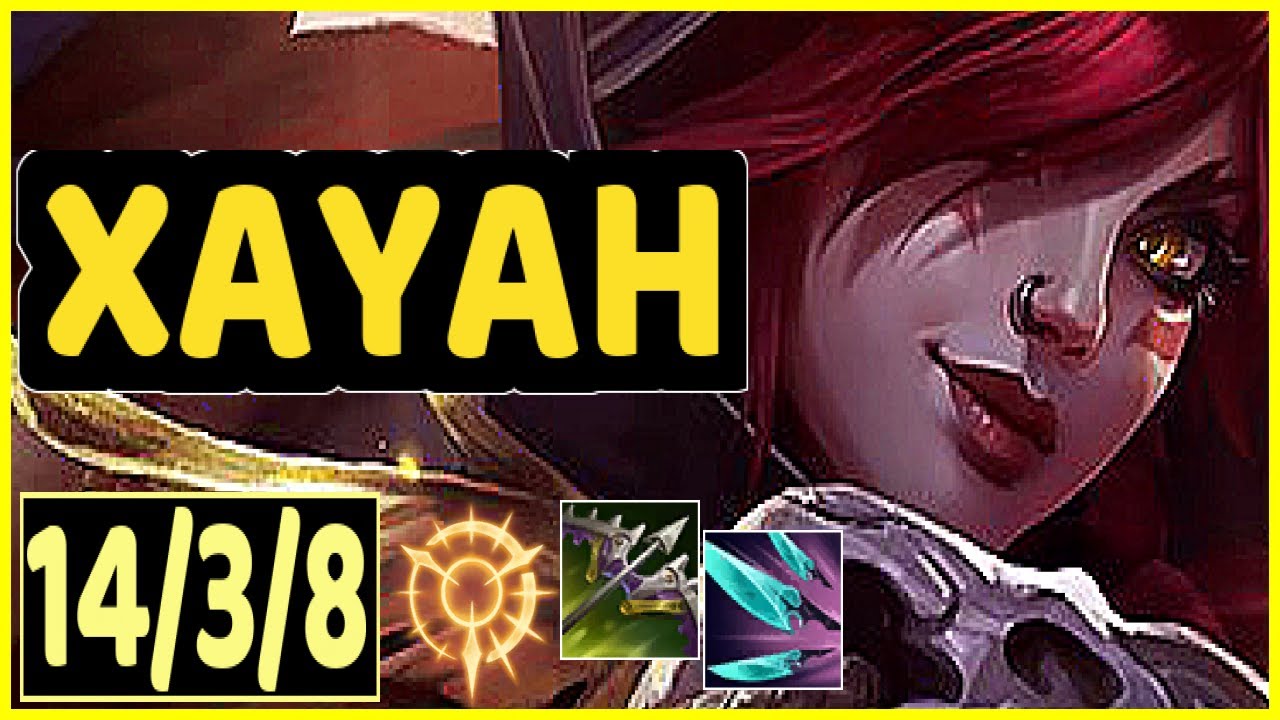XAYAH VS VAYNE - 14/3/8 KDA ADC GAMEPLAY