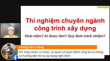 Thí nghiệm chuyên ngành xây dựng nội dung bắt buộc phải biết..