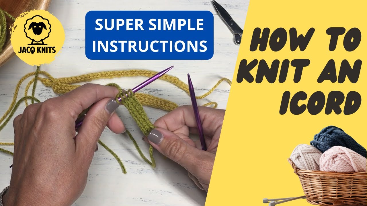 How to knit an ICord YouTube