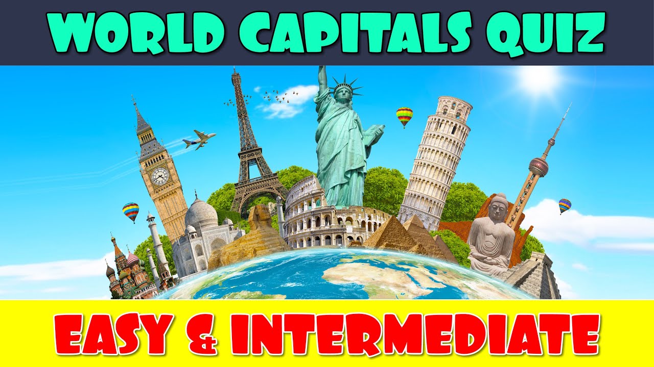 Guess the World Capitals Quiz (Part 1) YouTube