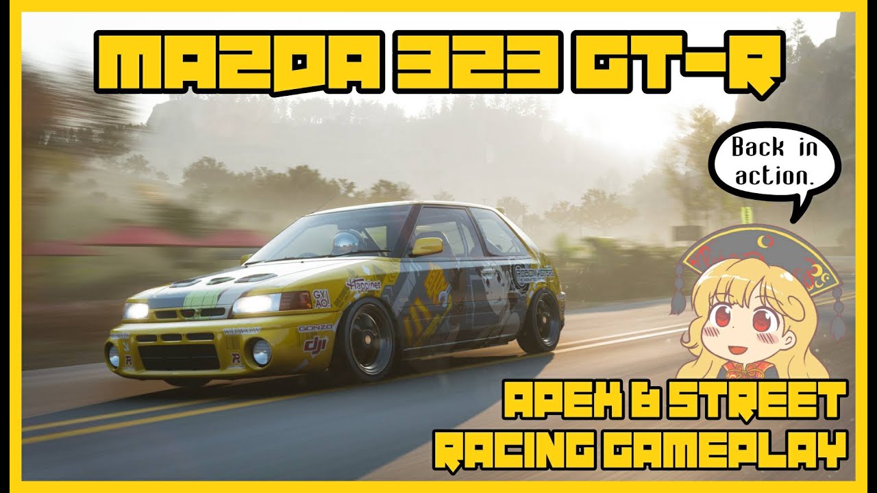 [Forza Horizon 5] Mazda 323 GT-R | Apex & Street Racing Gameplay - YouTube