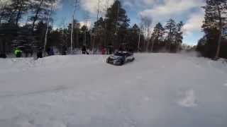 SnoDrift Rally 2014 stage 11 David Higgins