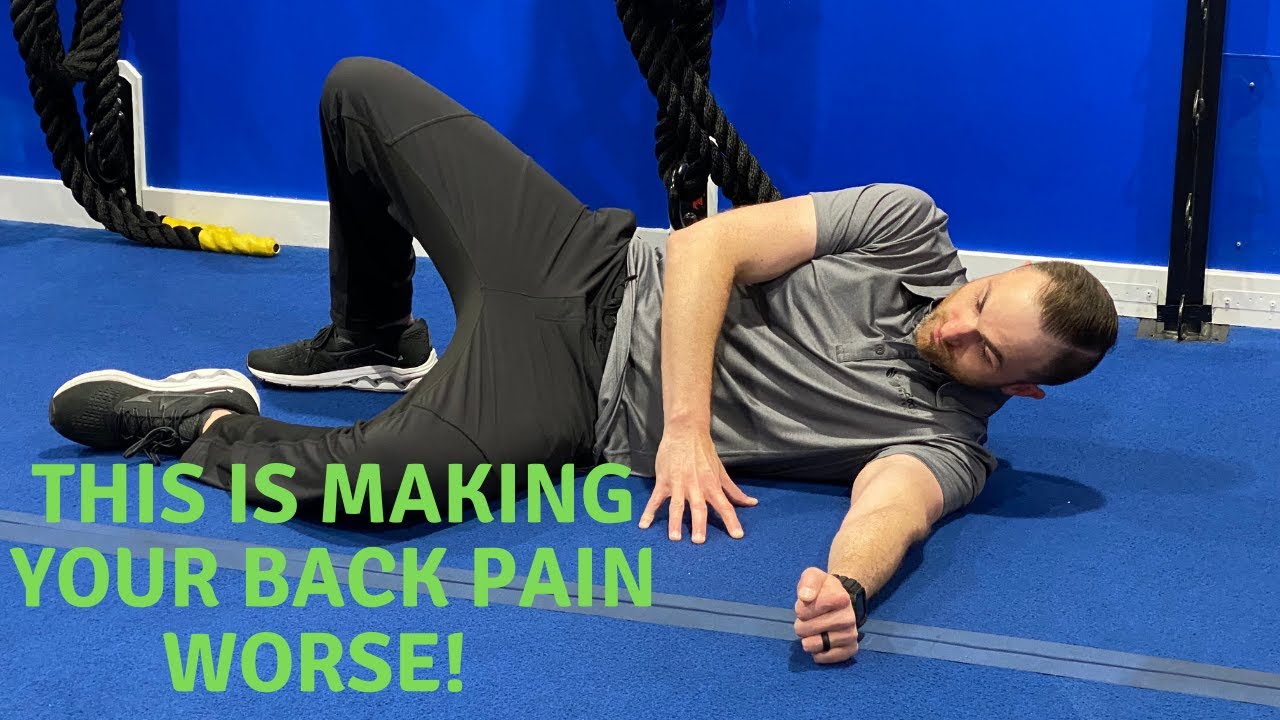 Don't Hurt Your Back! How To Get Up And Down Properly YouTube