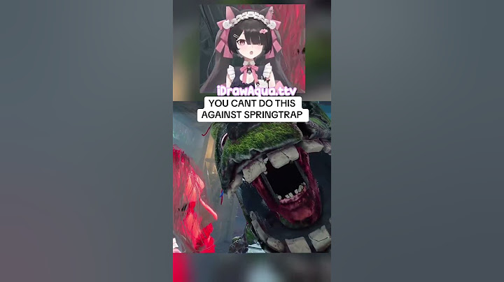 SPRINGTRAP DIDN'T LET THAT SLIDE. btw I stream :) #gaming #dbd #deadbydaylight #shorts #vtuber